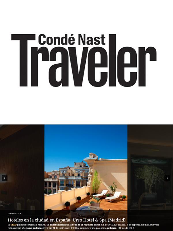 Gold List 2016 Condé Nast Traveller Urso Hotel And Spa